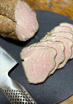 塩抜きなしの自家製ハム、ベーコン(覚書)-レシピのメイン写真