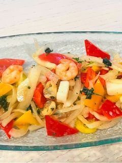 野菜たっぷり!シーフードマリネサラダ!-レシピのメイン写真