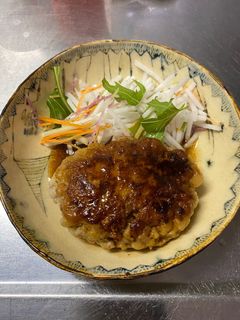 簡単!材料2つの低カロリーハンバーグ-レシピのメイン写真