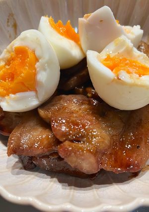 お酢でさっぱり！豚方ロースのさっぱり煮！-レシピのメイン写真