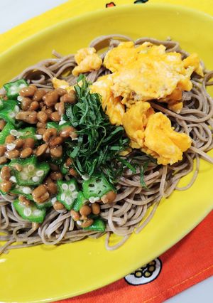 おくら納豆そば-レシピのメイン写真