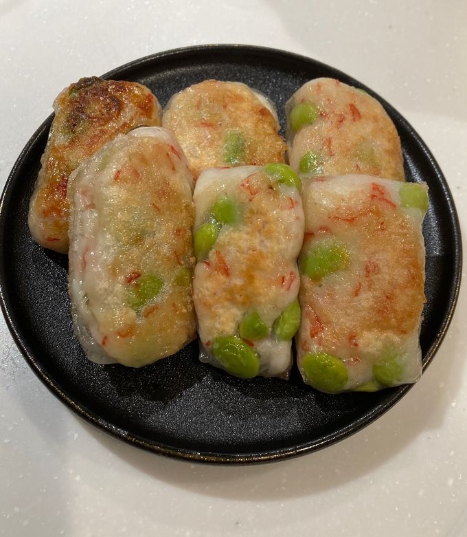 はんぺんカニカマのライスペーパー包み焼き-レシピのメイン写真