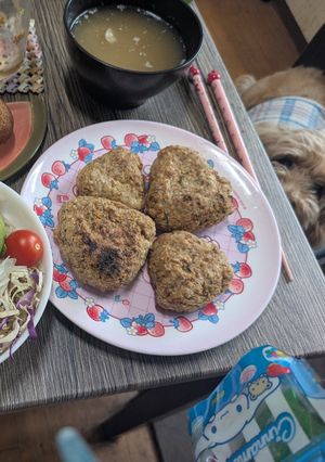 オートミールごまナッツ焼きおにぎり-レシピのメイン写真