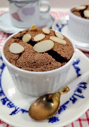 チョコなし！ココアで代用チョコスフレ-レシピのメイン写真