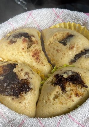 ホットケーキミックス消費　蒸しケーキ-レシピのメイン写真