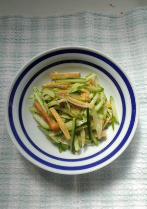 キュウリと油揚げの和え物-レシピのメイン写真