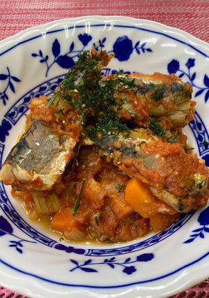 炊飯器で簡単！お好きなお魚でトマト煮-レシピのメイン写真