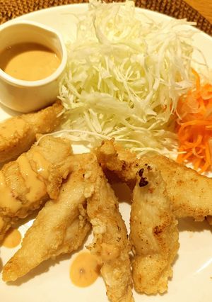 揚げ焼きでカリッ！鶏むね肉のスイチリマヨディップ-レシピのメイン写真