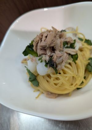 ツナと、大根おろしパスタ-レシピのメイン写真