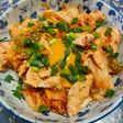 鶏むねキムチ丼