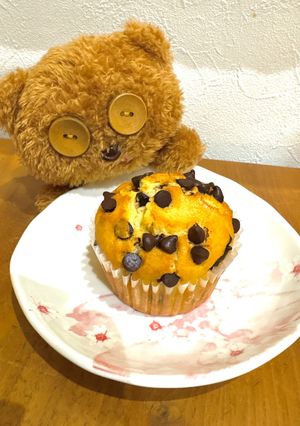 【米粉レシピ】米粉のチョコチップマフィン-レシピのメイン写真