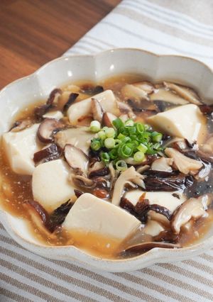 【管理栄養士監修】きのこ豆腐-レシピのメイン写真
