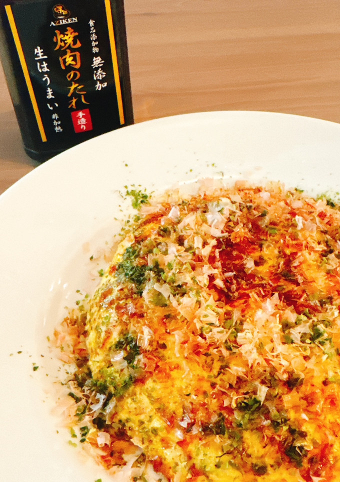 焼肉生だれレンチン簡単節約かさ増し卵焼-レシピのメイン写真