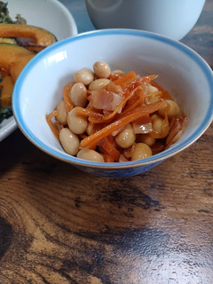 水煮大豆の金平-レシピのメイン写真