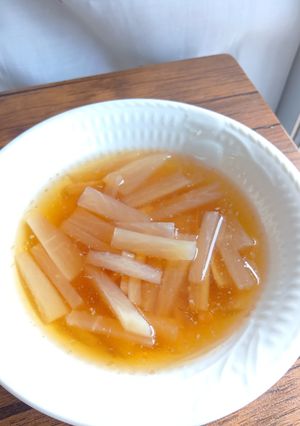豚しゃぶの茹で汁で作る☆大根スープ♪-レシピのメイン写真