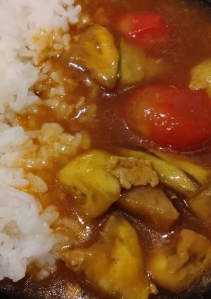 ナスとトマトの加賀野菜入りスープカレー-レシピのメイン写真