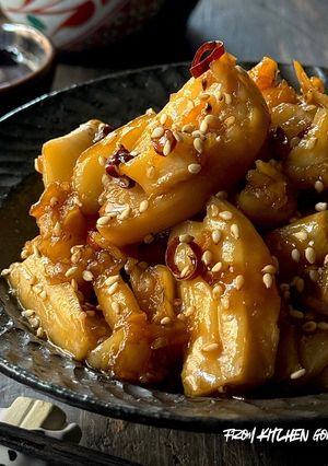 食感がたまらない★絶品！たたきれんこん-レシピのメイン写真
