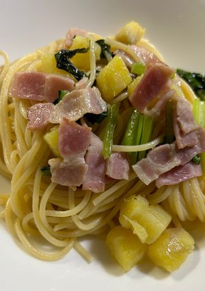 とーちゃん特製！彩野菜のオイルパスタ-レシピのメイン写真