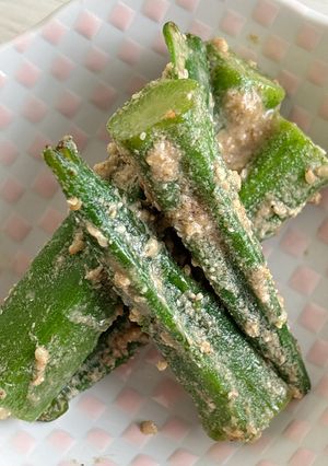 【常備菜】おくらの胡麻和え-レシピのメイン写真