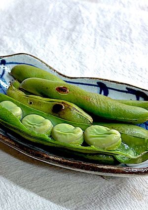 さやのまま!簡単!焼き そら豆-レシピのメイン写真