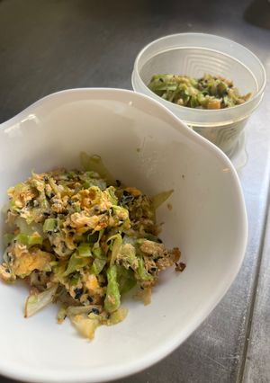 キャベツの卵とじ-レシピのメイン写真