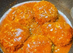 煮込みチーズイン豆腐ハンバーグ-レシピのメイン写真