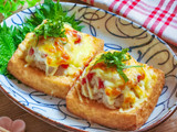 ハマる！厚揚げの梅ツナマヨチーズ焼き