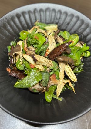 野菜ときのこの梅しそポン酢和え-レシピのメイン写真