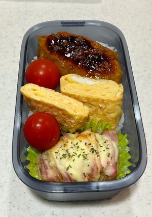 つくね弁当&ハッセルバック-レシピのメイン写真