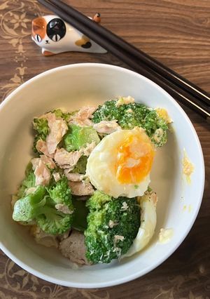 冷凍ブロッコリーとツナと卵のサラダ-レシピのメイン写真
