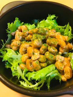 毎日の納豆●野菜サラダ風-レシピのメイン写真
