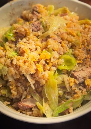 レタスと鯖缶水煮とナンプラーの炒飯-レシピのメイン写真