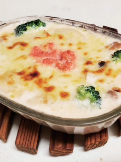 もちチーズたらこグラタン-レシピのメイン写真
