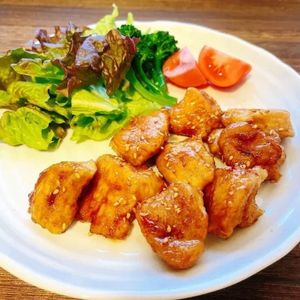 絶品☆鶏むね肉のジューシー照り焼き