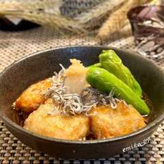 รูปของ 少ない油でカリカリ揚げ出し豆腐