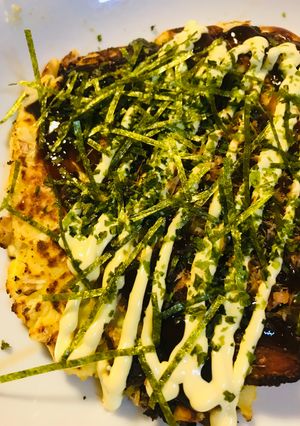 ミニ豆腐プラス●大豆たっぷりな豚玉お好み焼き-レシピのメイン写真