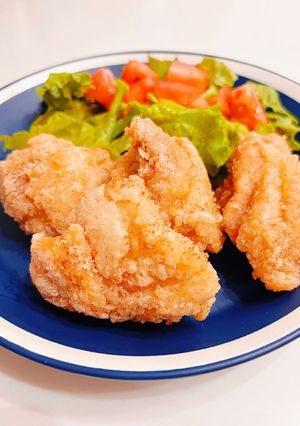 漬け込みなし~♪鶏モモの塩唐揚げ-レシピのメイン写真