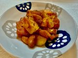 BBQ爆弾！厚揚げとウインナーポテト♡
