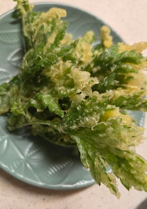 ヨモギの天ぷら-レシピのメイン写真