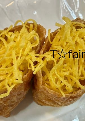 食育☆防災食アルファ化米☆五目おいなり-レシピのメイン写真