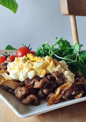 大人気ラム肉と舞茸南蛮タルタル☆風邪予防-レシピのメイン写真
