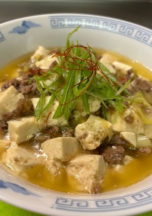 和風麻婆豆腐❓挽肉と豆腐煮-レシピのメイン写真