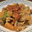 豚肉と大根のトマト煮