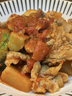 豚肉と大根のトマト煮-レシピのメイン写真