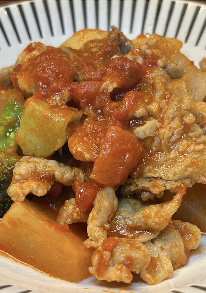 豚肉と大根のトマト煮-レシピのメイン写真