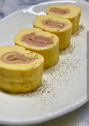 No3385ハム巻き卵焼き-レシピのメイン写真