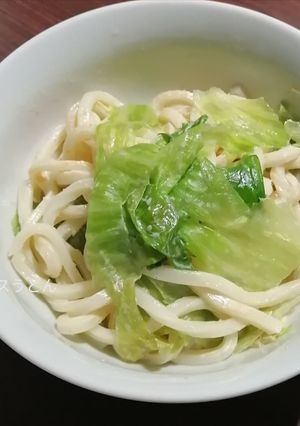 レタス消費の明太マヨうどん-レシピのメイン写真