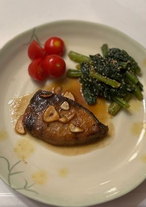 ブリのガーリック焼き-レシピのメイン写真