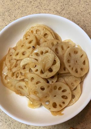 有機蓮根とニンニクのきんぴら-レシピのメイン写真
