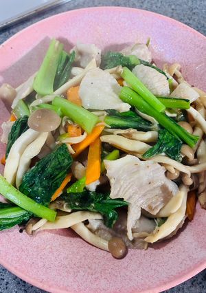 豚トロと野菜の塩炒め-レシピのメイン写真
